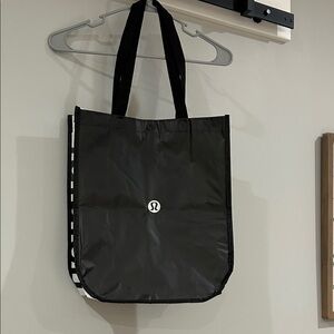 Lululemon Black Reusable Tote Bag